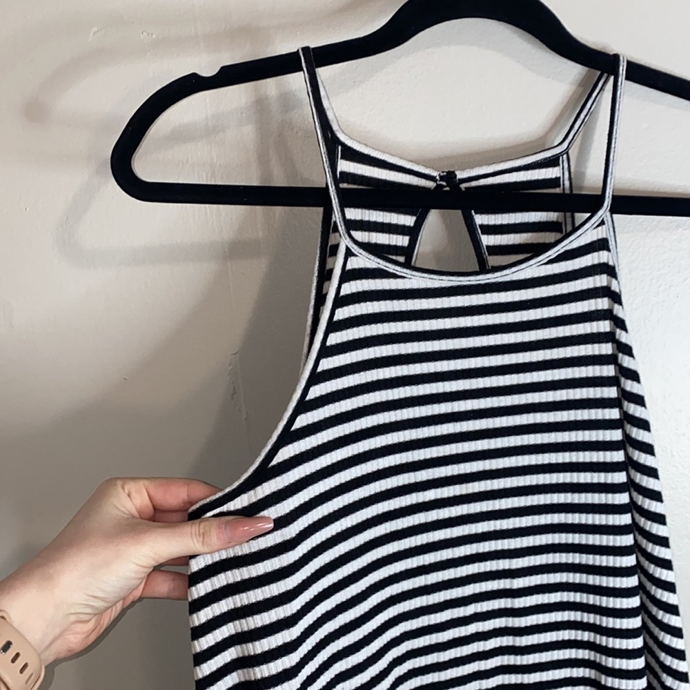 🐛Adorable black and white striped dress! - Picture 1 of 7